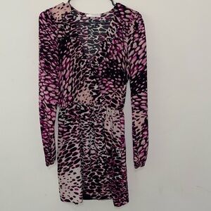 Lavender Brown Dress